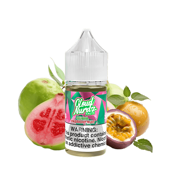 خرید سالت گواوا پشن فروت کلود نوردز (30میل) CLOUD NURDZ GUAVA PASSION FRUIT