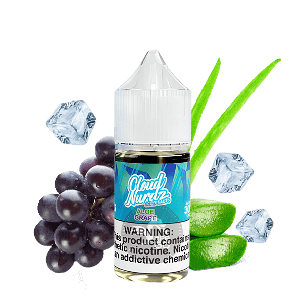 خرید سالت آلوئه ورا انگور یخ کلود نوردز (30میل) CLOUD NURDZ ICED ALOE GRAPE