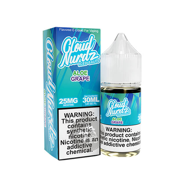 خرید سالت آلوئه ورا انگور یخ کلود نوردز (30میل) CLOUD NURDZ ICED ALOE GRAPE