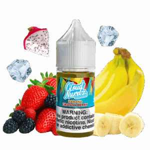 خرید سالت موز دراگون فروت یخ کلود نوردز (30میل) CLOUD NURDZ ICED BANANA DRAGON BERRY