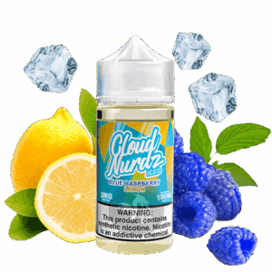 خرید جویس تمشک لیمو یخ کلود نوردز (100میل) CLOUD NURDZ ICED BLUE RASPBERRY LEMON