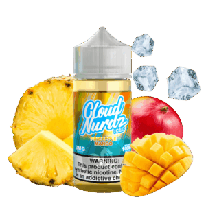 خرید جویس آناناس انبه یخ کلود نوردز (100میل) CLOUD NURDZ ICED PINEAPPLE MANGO
