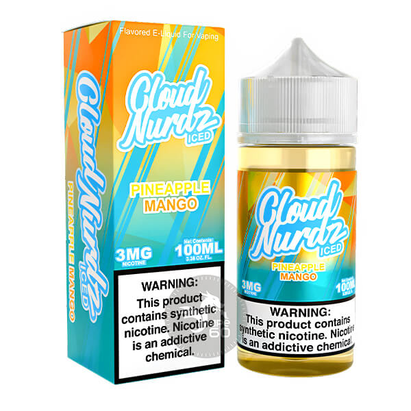 خرید جویس آناناس انبه یخ کلود نوردز (100میل) CLOUD NURDZ ICED PINEAPPLE MANGO