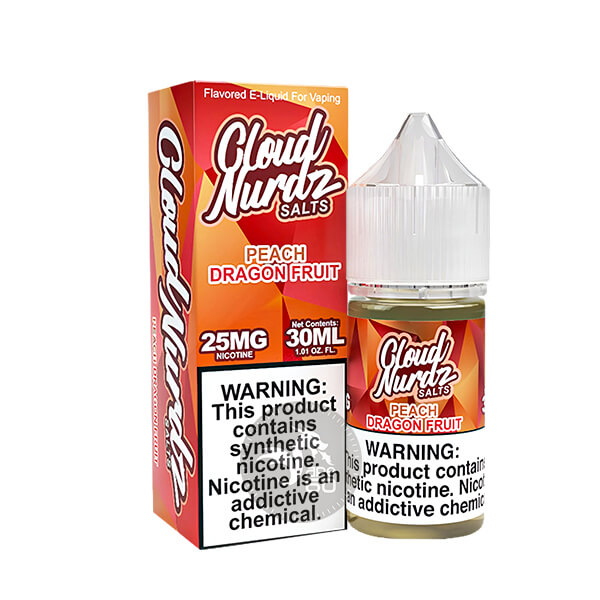 خرید سالت هلو دراگون فروت کلود نوردز (30میل) CLOUD NURDZ PEACH DRAGON FRUIT