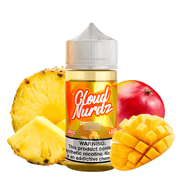 خرید جویس آناناس انبه کلود نوردز (100میل) CLOUD NURDZ PINEAPPLE MANGO