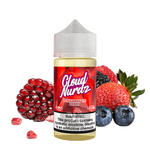 خرید جویس انار تمشک بلوبری کلود نوردز (100میل) CLOUD NURDZ POMEGRANATE BERRY