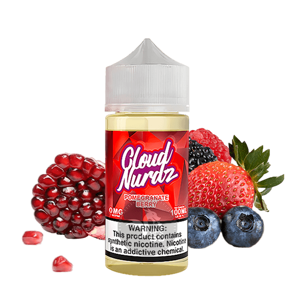 خرید جویس انار تمشک بلوبری کلود نوردز (100میل) CLOUD NURDZ POMEGRANATE BERRY