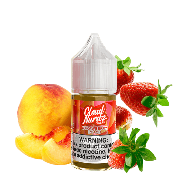 خرید سالت توت فرنگی هلو کلود نوردز (30میل) CLOUD NURDZ STRAWBERRY PEACH