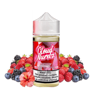 خرید جویس تمشک شاتوت بلوبری کلود نوردز (100میل) CLOUD NURDZ VERY BERRY HIBISCUS