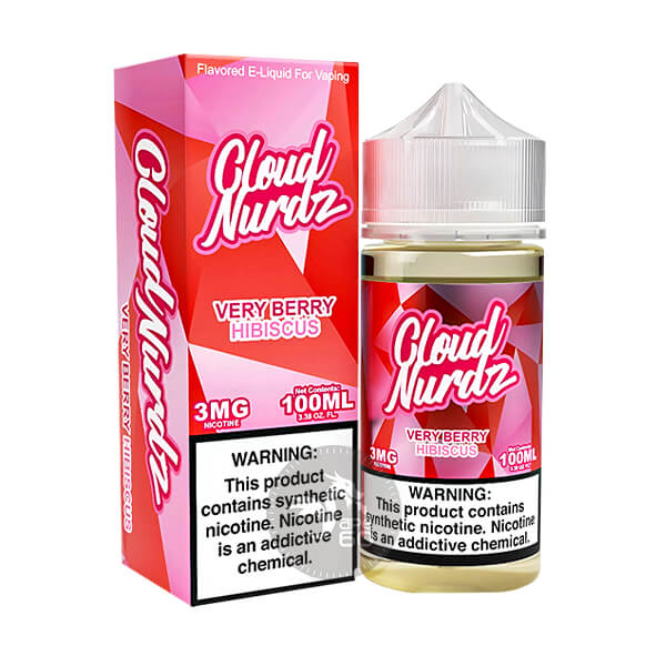 خرید جویس تمشک شاتوت بلوبری کلود نوردز (100میل) CLOUD NURDZ VERY BERRY HIBISCUS