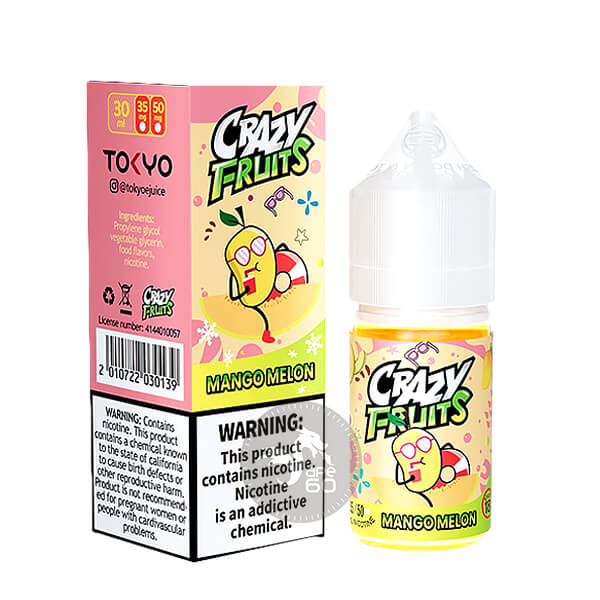 خرید سالت انبه ملون یخ توکیو (30میل) TOKYO CRAZY FRUITS MANGO MELON