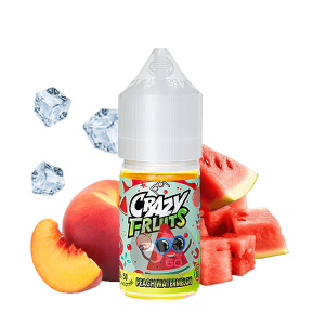 خرید سالت هلو هندوانه یخ توکیو (30میل) TOKYO CRAZY FRUITS PEACH WATERMELON