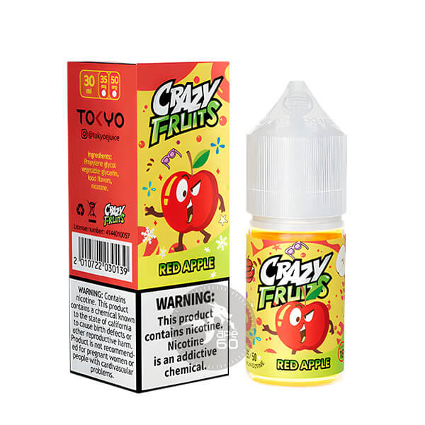 خرید سالت سیب قرمز یخ توکیو (30میل) TOKYO CRAZY FRUITS RED APPLE