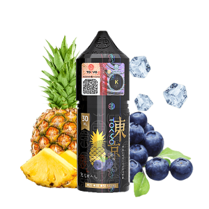 خرید سالت توکیو بلوبری آناناس یخ (30میل) TOKYO GOLDEN BLAST ANANAS