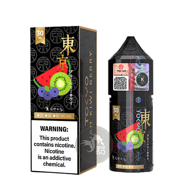 خرید سالت هندوانه کیوی بلوبری یخ توکیو (30میل) TOKYO GOLDEN LUSH KIWI BERRY