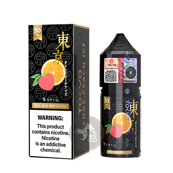 خرید سالت پرتقال هلو یخ توکیو (30میل) TOKYO GOLDEN ORANGE PEACH ICE