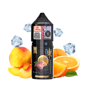خرید سالت پرتقال هلو یخ توکیو (30میل) TOKYO GOLDEN ORANGE PEACH ICE