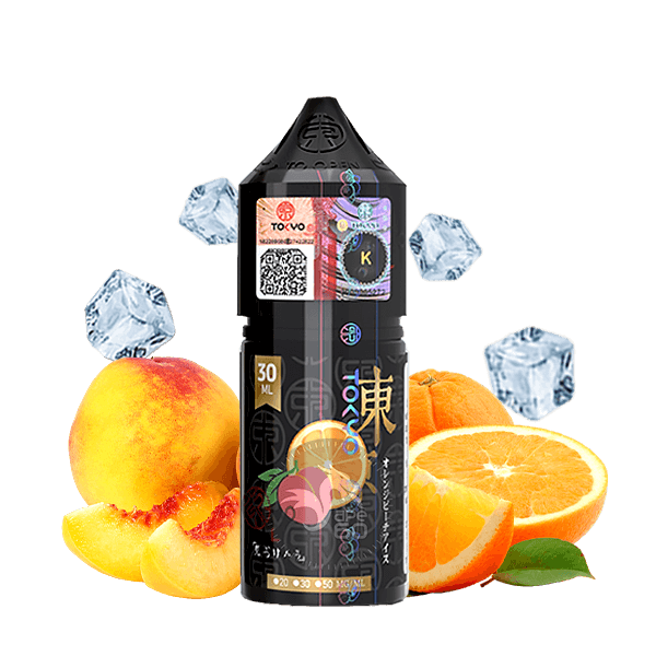 خرید سالت پرتقال هلو یخ توکیو (30میل) TOKYO GOLDEN ORANGE PEACH ICE
