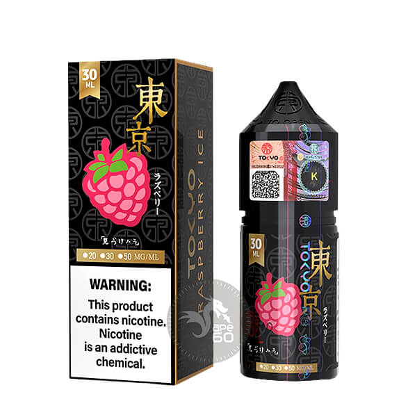 خرید سالت تمشک یخ توکیو (30میل) TOKYO GOLDEN RASPBERRY ICE