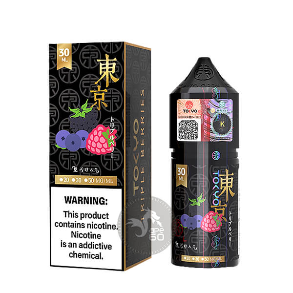 خرید سالت تمشک شاتوت بلوبری یخ توکیو (30میل) TOKYO GOLDEN TRIPLE BERRIES