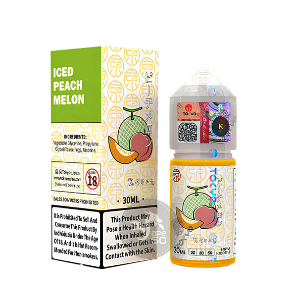 خرید سالت هلو ملون یخ توکیو (30میل) TOKYO ICED PEACH MELON