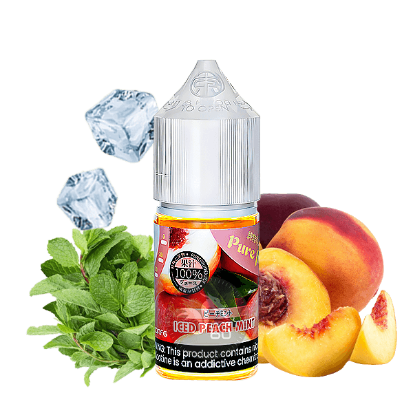 خرید سالت هلو نعناع یخ توکیو (30میل) TOKYO PURE FRUIT ICED PEACH MINT