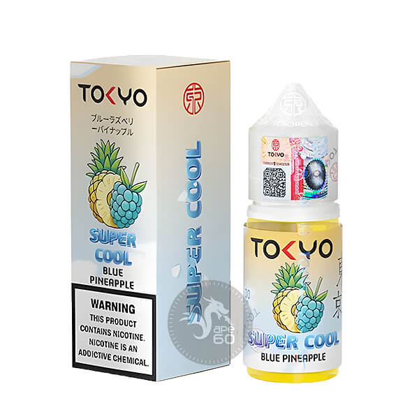 خرید سالت تمشک آبی آناناس یخ توکیو (30میل) TOKYO SUPER COOL BLUE PINEAPPLE