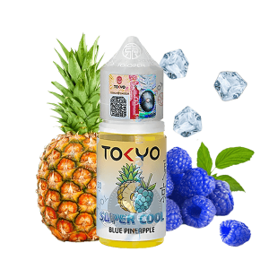 خرید سالت تمشک آبی آناناس یخ توکیو (30میل) TOKYO SUPER COOL BLUE PINEAPPLE