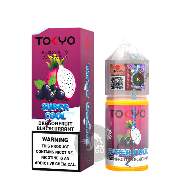 خرید سالت دراگون فروت انگورفرنگی یخ توکیو (30میل) TOKYO SUPER COOL DRAGONFRUIT BLACKCURRANT