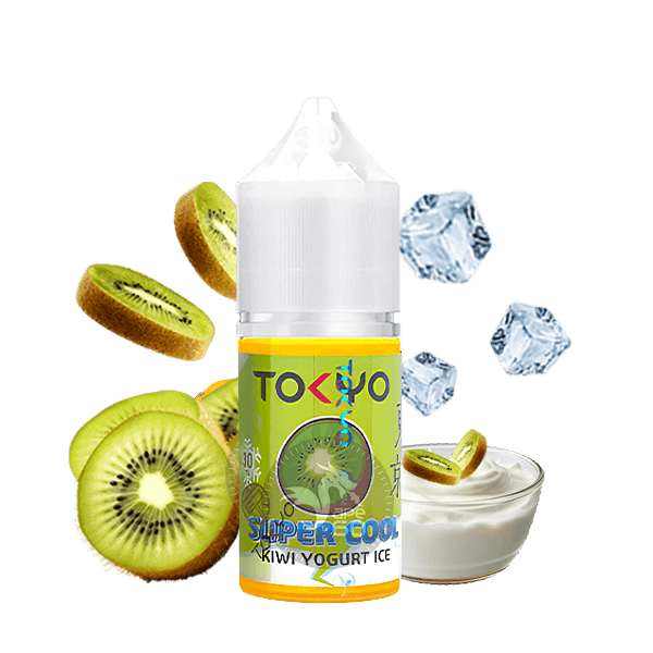 خرید سالت کیوی ماست یخ توکیو (30میل) TOKYO SUPER COOL KIWI YOGURT ICE