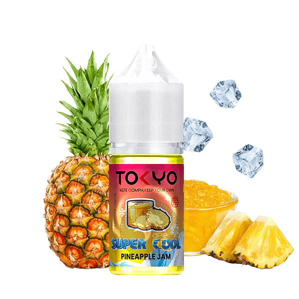 خرید سالت مربای آناناس یخ توکیو (30میل) TOKYO SUPER COOL PINEAPPLE JAM