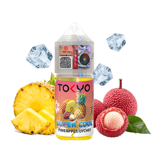 خرید سالت آناناس لیچی یخ توکیو (30میل) TOKYO SUPER COOL PINEAPPLE LYCHEE