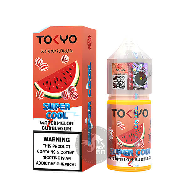 خرید سالت آدامس هندوانه یخ توکیو (30میل) TOKYO SUPER COOL WATERMELON BUBBLEGUM
