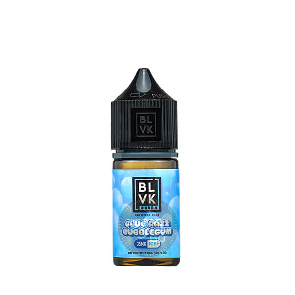 خرید سالت آدامس تمشک یخ بی ال وی کی (30میل) BLVK BUBBA BLUE RAZZ BUBBLEGUM ICE