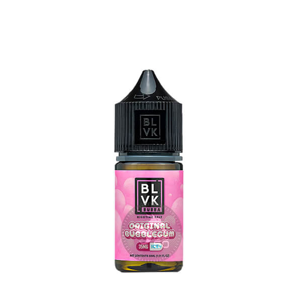 خرید سالت آدامس بادکنکی یخ بی ال وی کی (30میل) BLVK BUBBA ORIGINAL BUBBLEGUM ICE