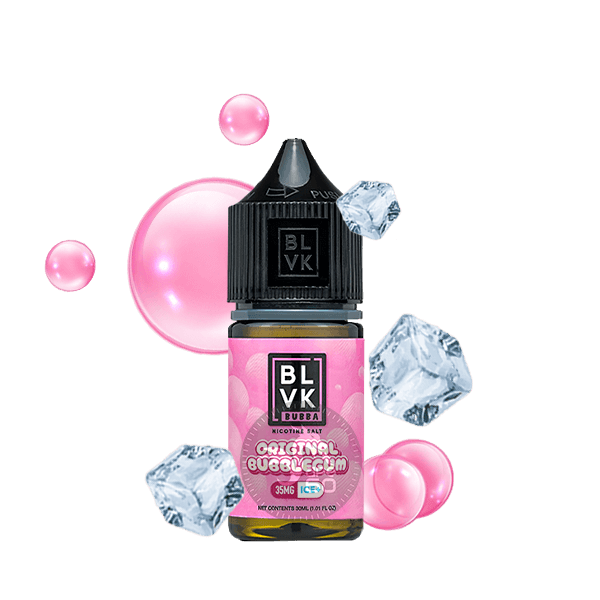 خرید سالت آدامس بادکنکی یخ بی ال وی کی (30میل) BLVK BUBBA ORIGINAL BUBBLEGUM ICE