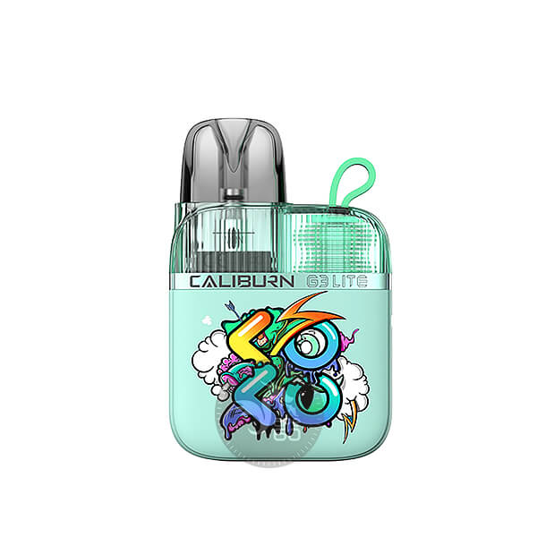 خرید پاد سیستم کالیبرن جی 3 لایت کوکو یوول UWELL CALIBURN G3 LITE KOKO رنگ Graffiti Cyan
