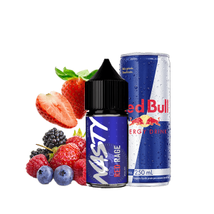 خرید سالت نوشابه انرژی زا تمشک نستی (30میل) NASTY PODMATE RED RAGE