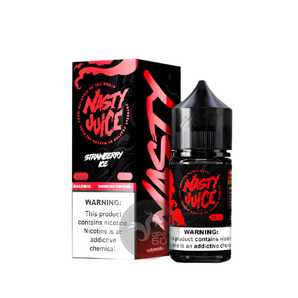 خرید سالت توت فرنگی یخ نستی (30میل) NASTY STRAWBERRY ICE