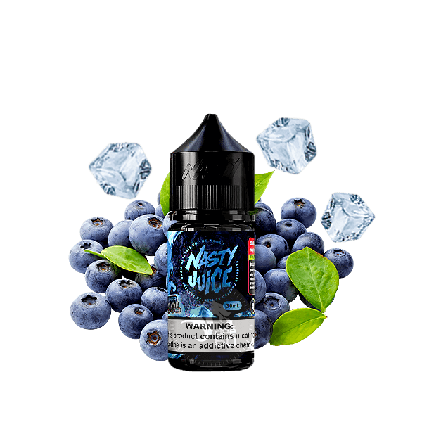 سالت بلوبری یخ نستی (30میل) خرید سالت بلوبری یخ نستی (30میل) NASTY SUPER COOL BLUEBERRY ICE