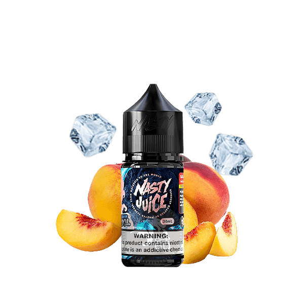 سالت هلو یخ نستی (30میل) خرید سالت هلو یخ نستی (30میل) NASTY SUPER COOL PEACH ICE