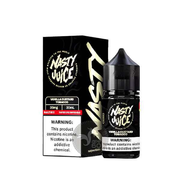 خرید سالت تنباکو وانیل کاستارد نستی (30میل) NASTY VANILLA CUSTARD TOBACCO