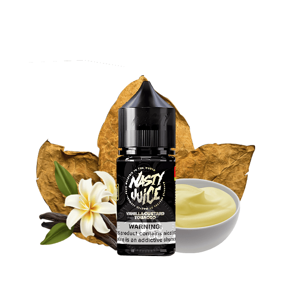 خرید سالت تنباکو وانیل کاستارد نستی (30میل) NASTY VANILLA CUSTARD TOBACCO