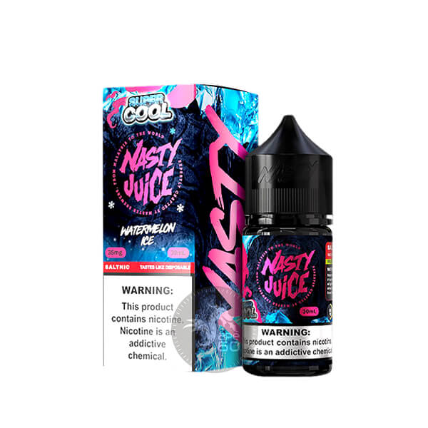 سالت هندوانه یخ نستی (30میل) خرید سالت هندوانه یخ نستی (30میل) NASTY SUPER COOL WATERMELON ICE