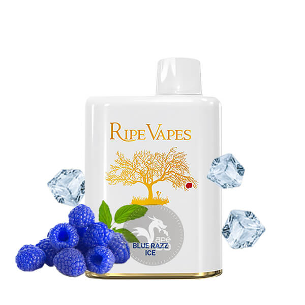 خرید پاد یکبار مصرف آیوری 40000 رایپ ویپز RIPE VAPES IVORY 40K طعم Blue Razz Ice