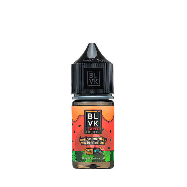 سالت هندوانه خربزه طالبی یخ (30میل) خرید سالت هندوانه خربزه طالبی یخ (30میل) BLVK MELON MEDLEY WATERMELON ICE