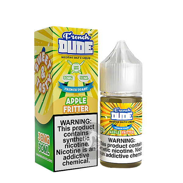 خرید سالت کیک سیب خامه فرنچ دود (30میل) FRENCH DUDE APPLE FRITTER