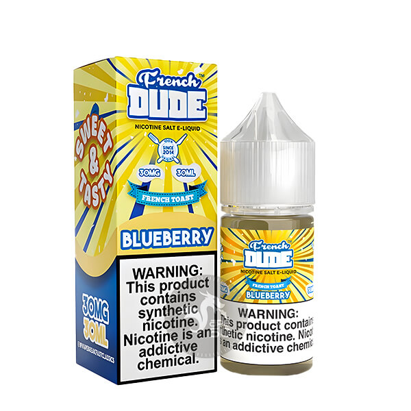 خرید سالت تست بلوبری خامه فرنچ دود (30میل) FRENCH DUDE BLUEBERRY