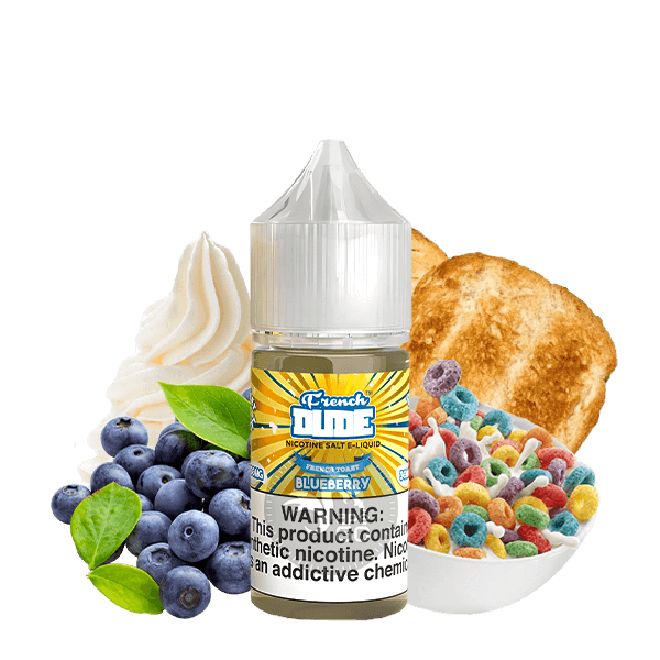 خرید سالت تست بلوبری خامه فرنچ دود (30میل) FRENCH DUDE BLUEBERRY