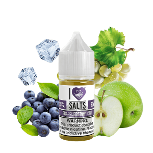 خرید سالت انگور سیب بلوبری یخ آی لاو سالت (30 میل) I LOVE SALTS GRAPPLEBERRY ICED